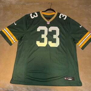 Men's Green and Yellow Football Jersey